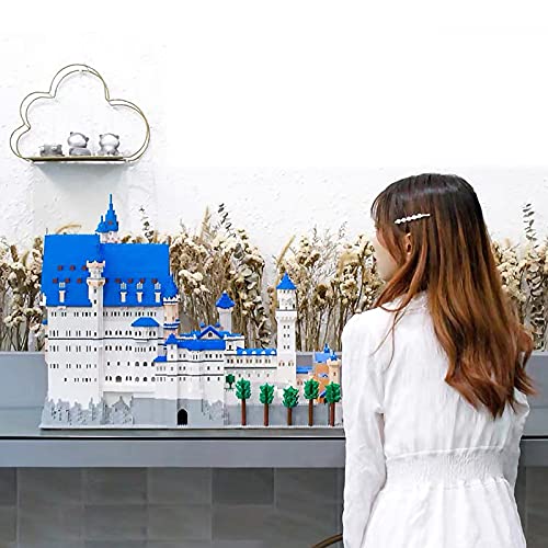 Micro Mini Bloques de Construcción Nuevo Castillo de Piedra Cisne Juego de Modelos (11810 Piezas) Regalos Famosos de Juguetes de Arquitectura para Niños y Adultos