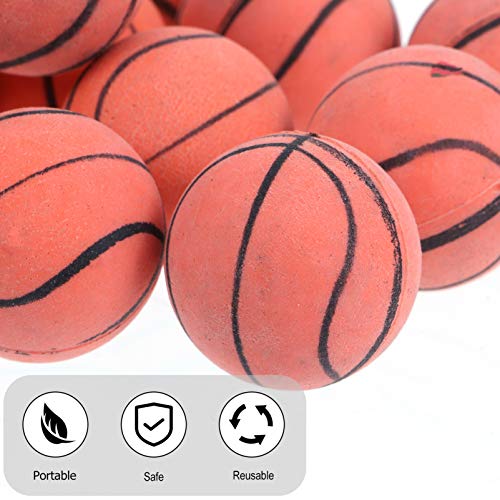 Milisten Mini Baloncesto 12 Piezas Pelotas de Plástico para El Patio de Juegos Aire Libre Muñeca Ejercicio Pelota 0. 98