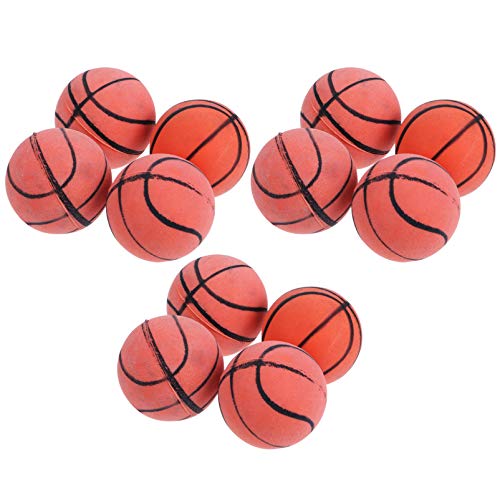 Milisten Mini Baloncesto 12 Piezas Pelotas de Plástico para El Patio de Juegos Aire Libre Muñeca Ejercicio Pelota 0. 98