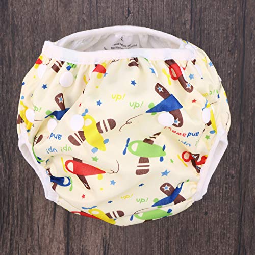 Milisten Pantalones de Entrenamiento para Bebés Pantalones para Hacer Pipí Lavables Impermeables Reutilizables Niños Niñas Bañador de Dibujos Animados Cómodos para Bebés Pequeños