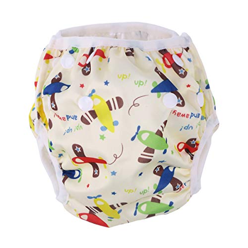 Milisten Pantalones de Entrenamiento para Bebés Pantalones para Hacer Pipí Lavables Impermeables Reutilizables Niños Niñas Bañador de Dibujos Animados Cómodos para Bebés Pequeños