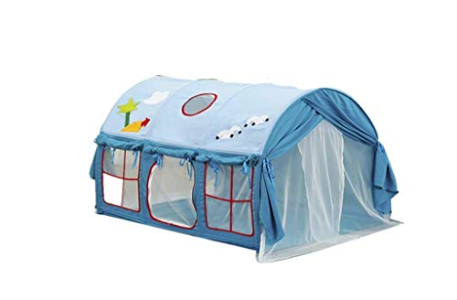 Mini carpa para niños, carpas Carpa de moda, cama de gran tamaño Carpa Casa de impresión Carpa de malla transpirable Interior para bebés Casa de juguete Color Dormitorio Mosquitera Niños Tipi (Color: