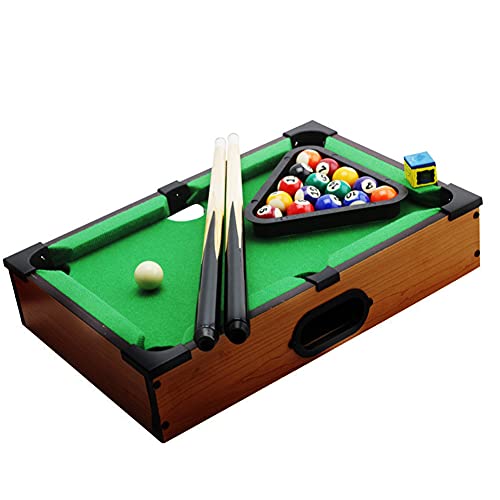 Mini Mesa de Billar Piscina de Madera Top de Billar Tabla de Billar simulada Mesa Juguete Juguete Juego Familia Niños Adulto Juegos interactivos