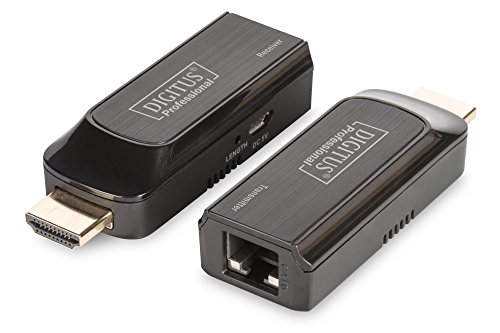 Mini Przedłużacz/Extender HDMI do 50m po skrętce Cat.6/7, 1080p 60Hz FHD, HDCP 1.2, z audio (zestaw)