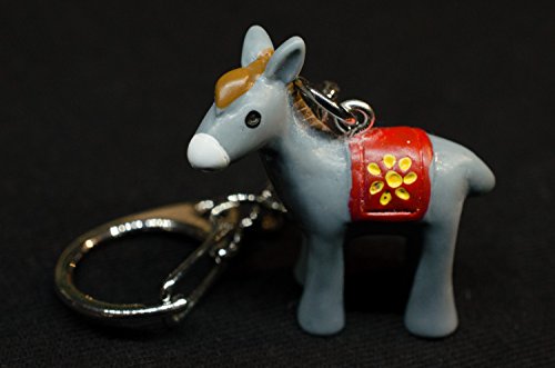 Miniblings Burro llaveros Mula Caballo Ninas Burro - Hecho a Mano Joyas de Moda I I Colgante Llavero Llavero