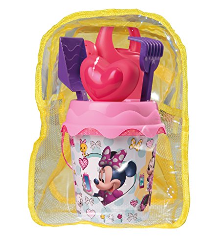 Minnie Mouse- Minnie Mochila de Playa Completa, Color (Smoby 863039)