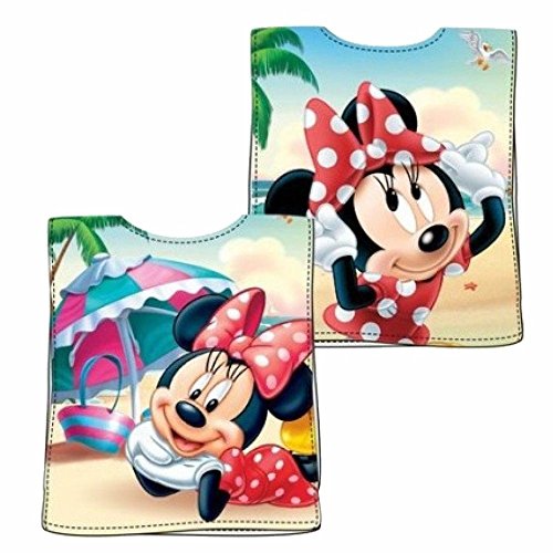 Minnie Poncho de Baño | 50 x 100 cm | Disney Mouse | Niños Poncho Toalla