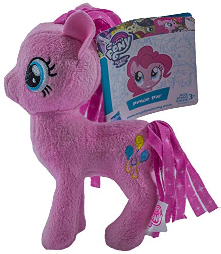 MLP My Little Pony - Caballo de peluche (12 cm), peluche para niños, niñas y niños, para coleccionar, abrazar y jugar (rosa pie)