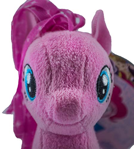 MLP My Little Pony - Caballo de peluche (12 cm), peluche para niños, niñas y niños, para coleccionar, abrazar y jugar (rosa pie)