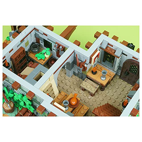 MOC 72838 Medieval Tavern – 2951 piezas casa modular compatible con Lego Medieval Blacksmith 21325