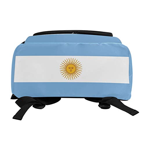 Mochila con Bandera de Argentina Mochila Linda Mochila para niños y niñas Mochila Informal al Aire Libre