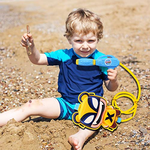 Mochila con Pistola Agua - Miotlsy Pistolas Agua con Tanque Agua Playa Juguetes para Niños con Correas Ajustables Divertido Juguete para Niños Al Aire Libre A Partir De Los 3 Años