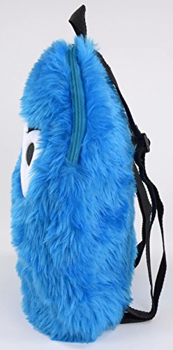 Mochila de peluche del Monstruo de las Galletas de Barrio Sésamo, 33 cm x 28 cm