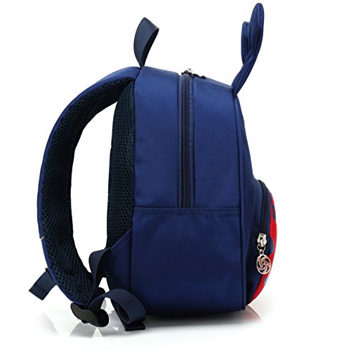 Mochila Escolar para bebés, Mochila para niños pequeños,Bolsos para niños Mochila para niños Bolsas de Hombro preescolares de la guardería Anti Lost, Conejo (1-5 años de Edad)-Rojo