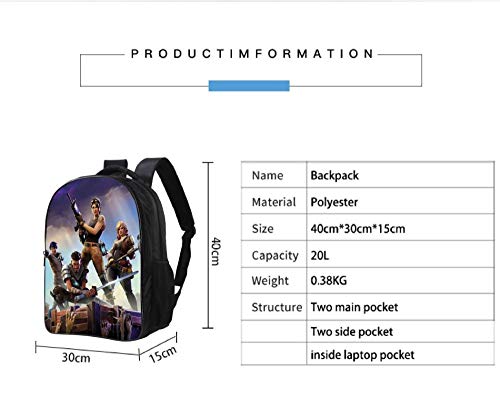 Mochila Escolar Unisex para Hombre, Mochila para Estudiantes, Mochila de Dibujos Animados de Print, Mochila Escolar con Cremallera, Bolsa de Hombro, Bolsa de lápiz, Conjunto de 3 uds.-02