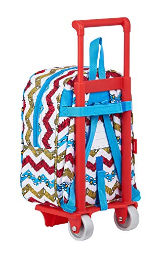 Mochila Guardería Ruedas, Carro, Trolley Algo de Jaime safta 612005280, Multicolor