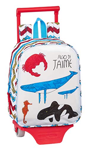 Mochila Guardería Ruedas, Carro, Trolley Algo de Jaime safta 612005280, Multicolor