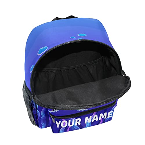 Mochila personalizada para niños pequeños, diseño de dinosaurios para niños de regreso a la escuela, mini bolso de viaje, saco de gimnasio, nombre personalizado, A009., S