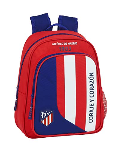 Mochila Safta Escolar Infantil de Atlético de Madrid, 270x100x330mm