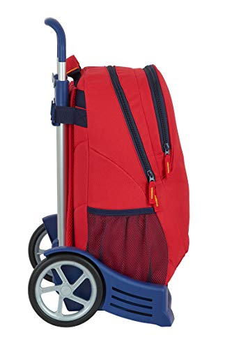 Mochila Safta Espalda Ergonómica con Carro Safta Evolution de Selección Española de Fútbol, 320x160x440mm