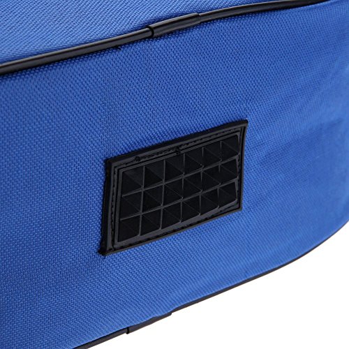 Mochila - SODIAL(R) 41" Guitarra Mochila Hombro Correas Bolsillos 5 mm Algodon Acolchada Caja Bolso del carruaje Azul