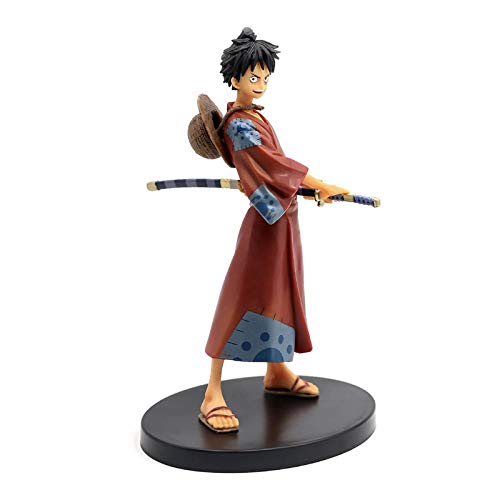 Modelo De Acción 18Cm Anime One Piece El Hombre del Gran Pasaje Wano Kuni Luffy Zoro Figura PVC Acción Luffy Sauron Modelo Figura Coleccionable-Luffymodelo De Acción Mother's Day Gift