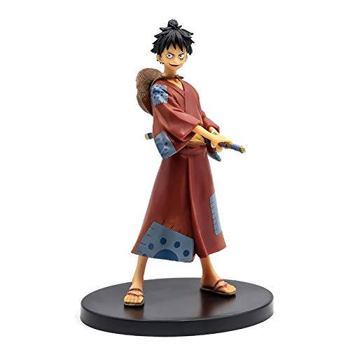 Modelo De Acción 18Cm Anime One Piece El Hombre del Gran Pasaje Wano Kuni Luffy Zoro Figura PVC Acción Luffy Sauron Modelo Figura Coleccionable-Luffymodelo De Acción Mother's Day Gift