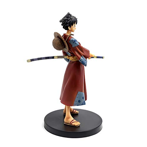 Modelo De Acción 18Cm Anime One Piece El Hombre del Gran Pasaje Wano Kuni Luffy Zoro Figura PVC Acción Luffy Sauron Modelo Figura Coleccionable-Luffymodelo De Acción Mother's Day Gift