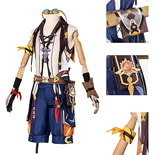 Modelo de Cosplay Genshin Impact,Juego de Disfraces de Bennett, Vestido de Fiesta, Juego de Anime, Carnaval, Halloween, Escenario, Uniforme, Uniforme