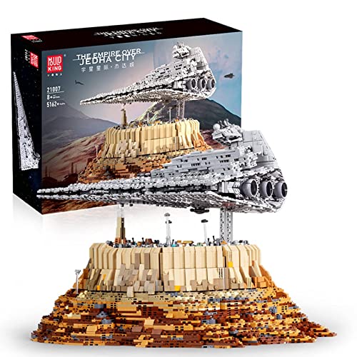 Modelo de nave espacial Technic, 5162 piezas grande UCS Empire Over Jedha City Super Star Destroyer, juguete de construcción de nave espacial gigante Moc compatible con Lego Star Wars estático, 50 * 3