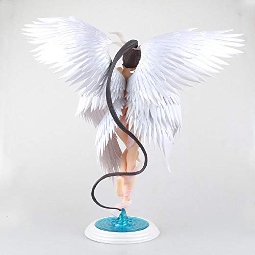 Modelo de Personaje Anime Anime Skytube Shining Ark Seraphim Sakuya Mode Violet Angel Figura de acción Pvc Colección Modelo Alto Aproximadamente 35Cm Modelo de Personaje Modelo de Personaje de Ani