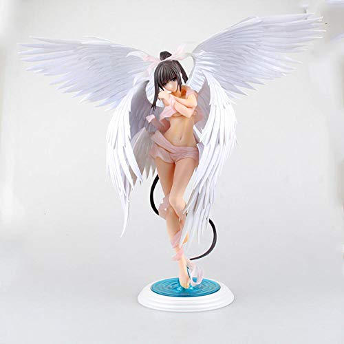 Modelo de Personaje Anime Anime Skytube Shining Ark Seraphim Sakuya Mode Violet Angel Figura de acción Pvc Colección Modelo Alto Aproximadamente 35Cm Modelo de Personaje Modelo de Personaje de Ani