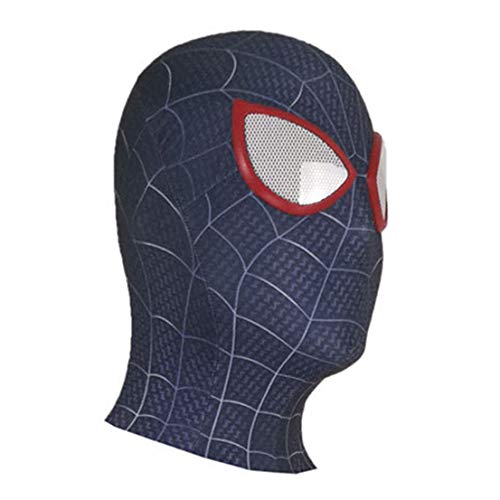 MODRYER Máscara de Spider-Man Vengadores PS4 Cara Llena Casco Lycra Adulto Casco película Cosplay Accesorios Accesorios de Halloween cubrirse la Cabeza,PS4