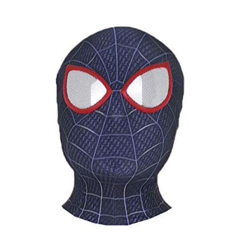 MODRYER Máscara de Spider-Man Vengadores PS4 Cara Llena Casco Lycra Adulto Casco película Cosplay Accesorios Accesorios de Halloween cubrirse la Cabeza,PS4