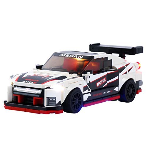 MOEGEN Juego de iluminación LED para Lego Speedmeister Nissan GT-R NISMO, juego de iluminación compatible con modelo Lego 76896 (no incluye modelo Lego) – Versión de lujo