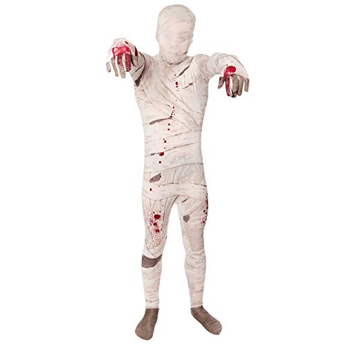 Momia - Morphsuit para Niños - Niños Disfraz - Medium - Edad 8-10 (119-136 cm)