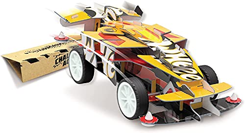 Mondo-51193 Maker Kitz Build y Race Kit Vehículo Pull Back con retrocarga, Color Livrea Hot Wheels, 51193 , color/modelo surtido