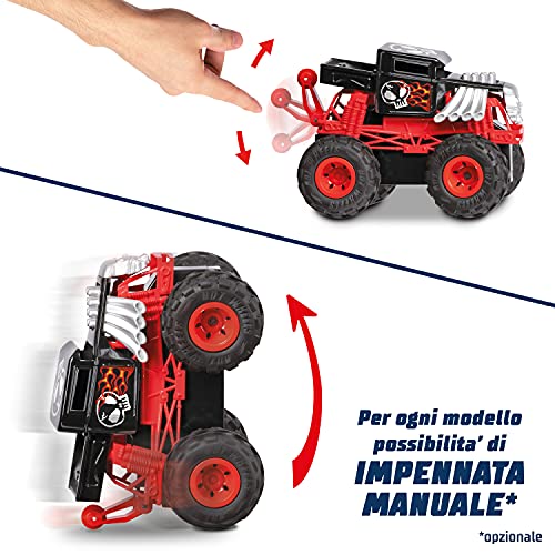 Mondo -63683 Mondo Motors Mini Monster Trucks-4 Modelos-Coche teledirigido para niños 2.4 GHz Surtidos -Envío Aleatorio -63683, Color Livrea Hot Wheels, 63683