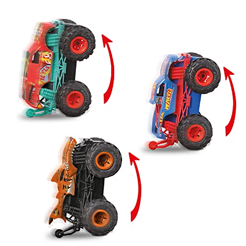 Mondo -63683 Mondo Motors Mini Monster Trucks-4 Modelos-Coche teledirigido para niños 2.4 GHz Surtidos -Envío Aleatorio -63683, Color Livrea Hot Wheels, 63683