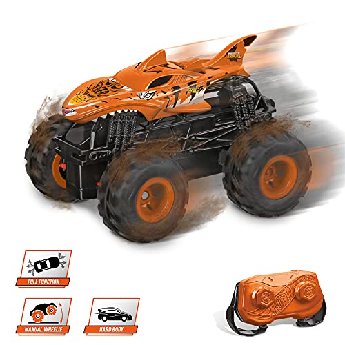 Mondo -63683 Mondo Motors Mini Monster Trucks-4 Modelos-Coche teledirigido para niños 2.4 GHz Surtidos -Envío Aleatorio -63683, Color Livrea Hot Wheels, 63683