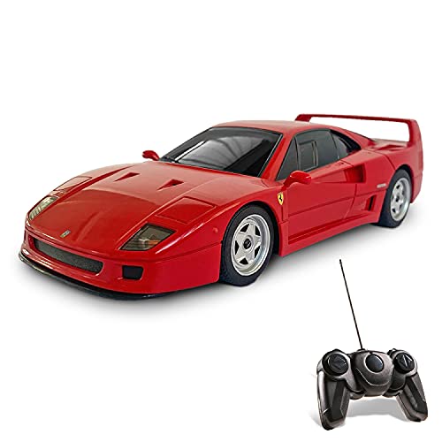 Mondo Motors, Ferrari F40, Modelo en Escala 1:24, hasta 8 km/h de Velocidad, Coche Juguete para niños 63581