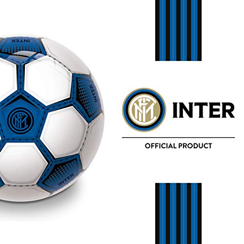 Mondo Toys - Balón de fútbol Inter Mini PVC para niña/niño - Color Negro/Azul - 05012