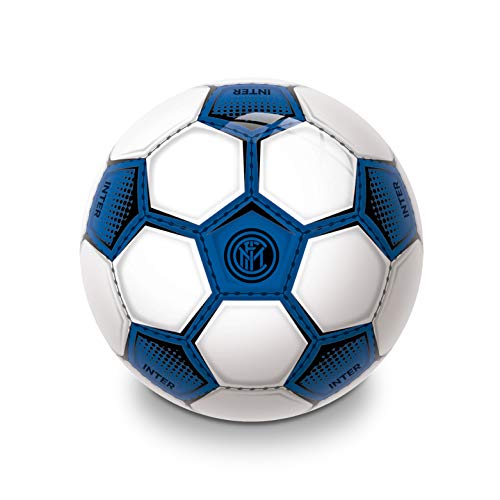 Mondo Toys - Balón de fútbol Inter Mini PVC para niña/niño - Color Negro/Azul - 05012