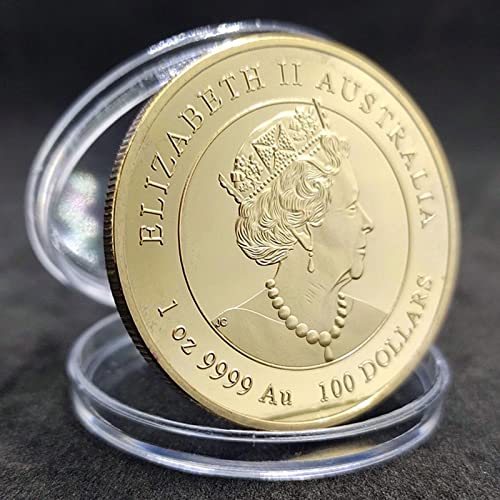 Monedas conmemorativas del año del tigre, chapado en oro, regalo dorado para 2022, colección de monedas del año nuevo del tigre chino, recuerdo de bendición, regalos del zodiaco de la suerte