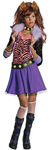 Monster High - Disfraz de Clawdeen Wolf para niña, infantil 8-10 años (Rubie's 884788-L)