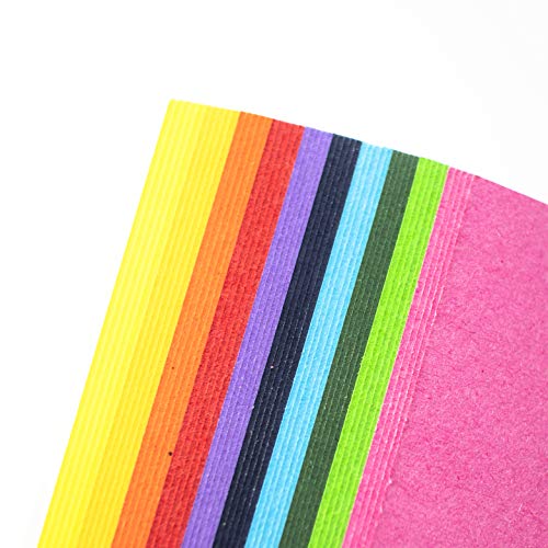 Mont Marte Cartulinas A5 Colores – 50 hojas, 90gsm – Papel Colores con 10 colores diferentes – Ideal para Manualidades y Origami