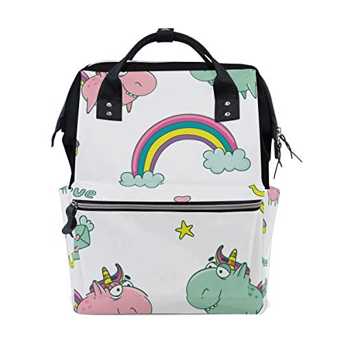 Montoj Cute Fat Ugly Unicorns In Love - Mochila de Viaje de Lona