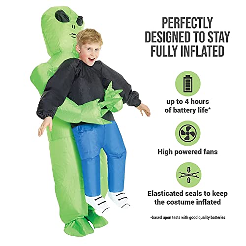 Morph Divertido Disfraz Inflable Extraterrestre Niños - Una talla le queda a la mayoría