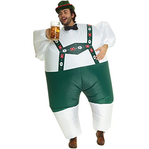 Morph Divertido Disfraz Inflable Lederhosen Adultos - Una talla le queda a la mayoría , color/modelo surtido