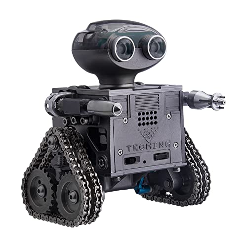 Morton3654Mam Puzzle 3D de metal con robot eléctrico, modelo mecánico con altavoz Bluetooth, montaje de 160 piezas, mando a distancia, juguete de aprendizaje científico